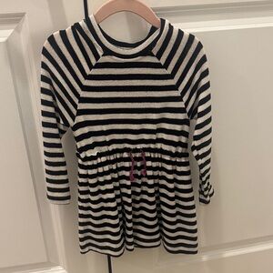 Splendid Black and Cream Striped Top